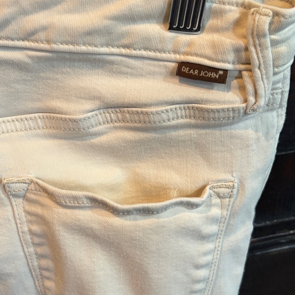 Dear John High Rise Cream Jeans - Picture 5 of 5